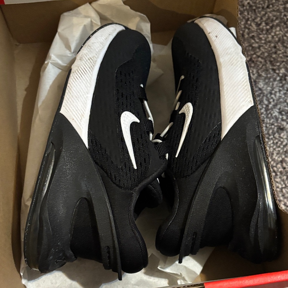 Nike Black and White Kids Sneakers
